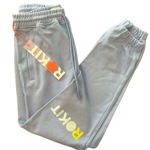ROKIT‎ Core Sweatpants Men’s Size Small Baby Blue Streetwear Casual Comfy Fit